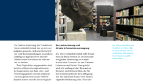 UB Frankfurt - Mit Visual Library jüdisches Kulturerbe bewahren UB Frankfurt - Mit Visual Library jüdisches Kulturerbe bewahren