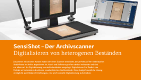SensiShot - Der Archivscanner SensiShot - Der Archivscanner